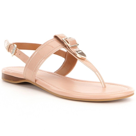 Coach Shoes - COACH Cassidy Flat Sandals Nude Beige 8